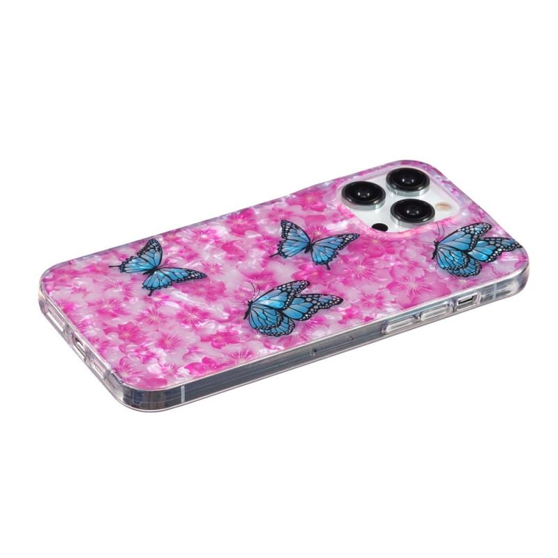 Cover iPhone 15 Pro Max Blomster Og Sommerfugle