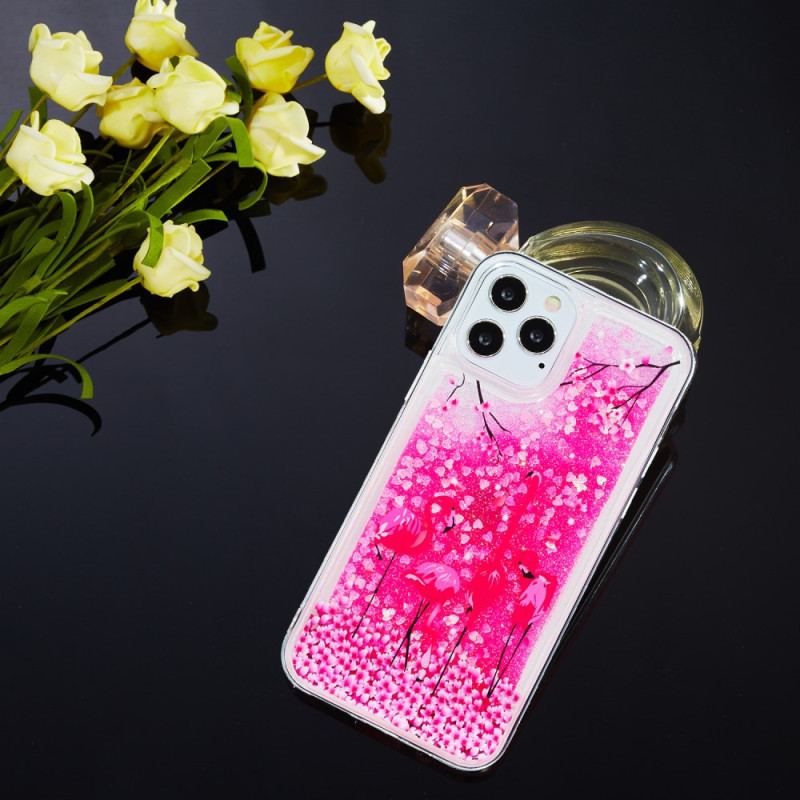 Cover iPhone 15 Pro Max Flamingo Glitter