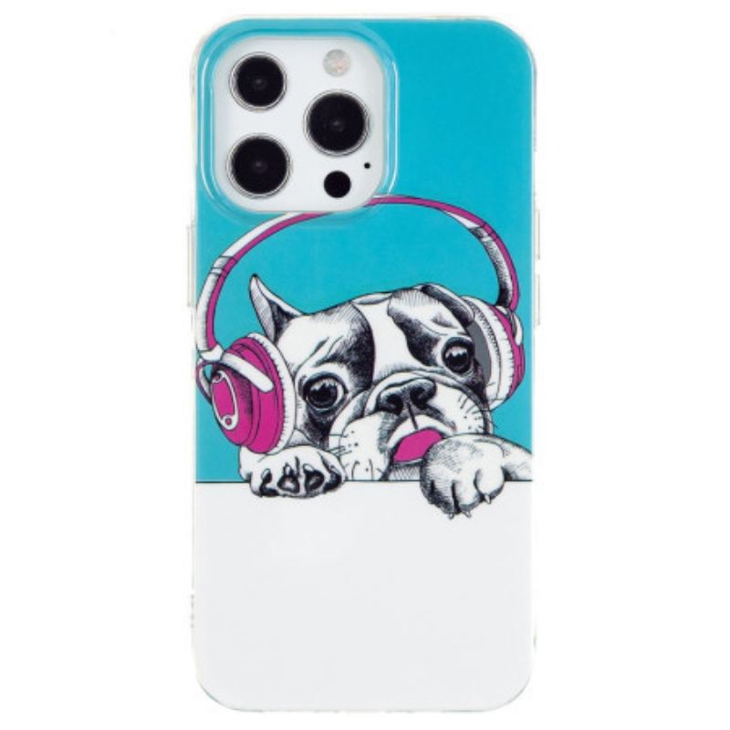 Cover iPhone 15 Pro Max Fluorescerende Hund