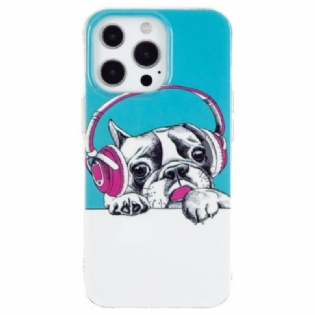 Cover iPhone 15 Pro Max Fluorescerende Hund