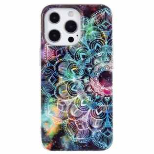 Cover iPhone 15 Pro Max Fluorescerende Mandala