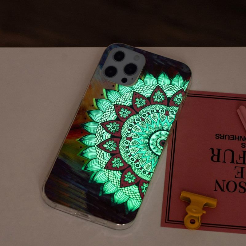 Cover iPhone 15 Pro Max Fluorescerende Mandala