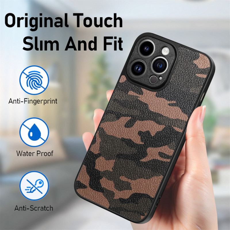 Cover iPhone 15 Pro Max Militær Camouflage