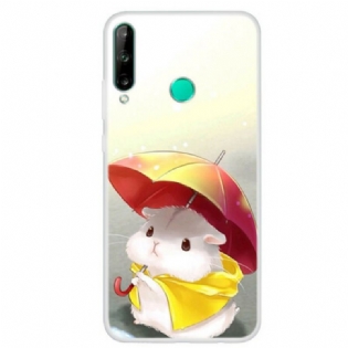 Cover Huawei Y7p Hamster I Regnen