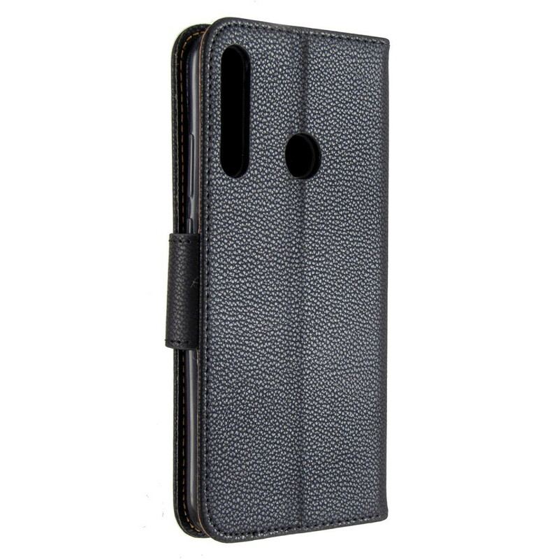 Flip Cover Huawei Y7p Læder Cover Litchi Rabat Oblique