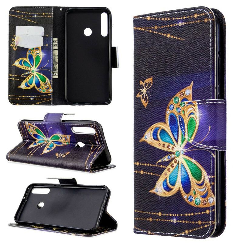 Flip Cover Huawei Y7p Sommerfugle Konger