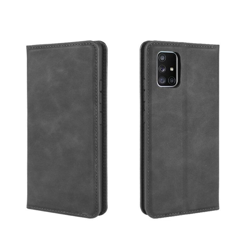 Cover Samsung Galaxy A51 5G Flip Cover Blødt Lædereffekt