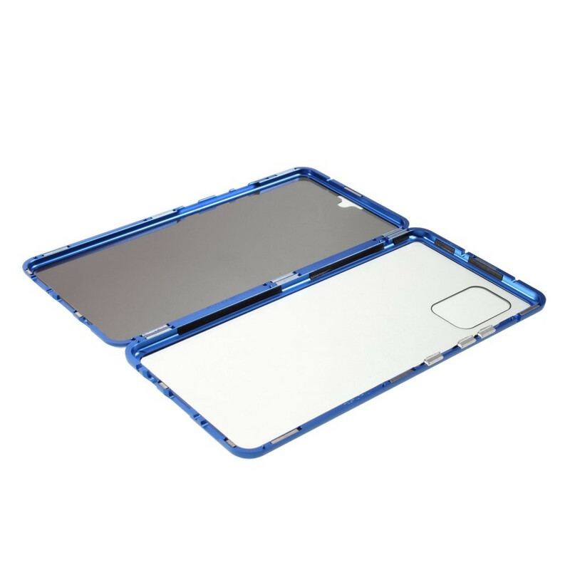 Cover Samsung Galaxy A51 5G For- Og Bagside Hærdet Glas Og Metal