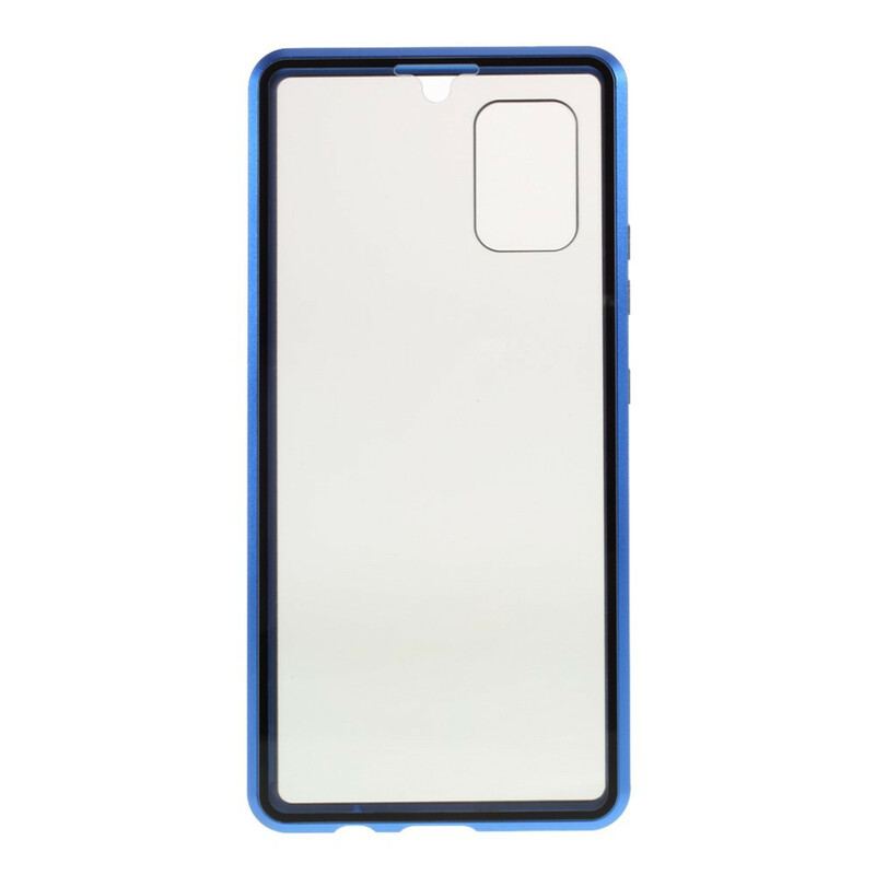 Cover Samsung Galaxy A51 5G For- Og Bagside Hærdet Glas Og Metal