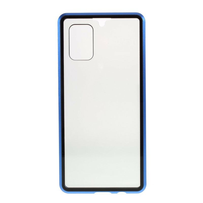 Cover Samsung Galaxy A51 5G For- Og Bagside Hærdet Glas Og Metal