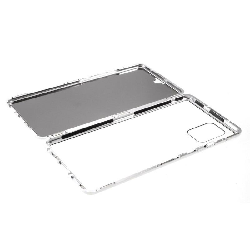 Cover Samsung Galaxy A51 5G For- Og Bagside Hærdet Glas Og Metal