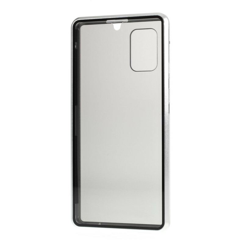 Cover Samsung Galaxy A51 5G For- Og Bagside Hærdet Glas Og Metal