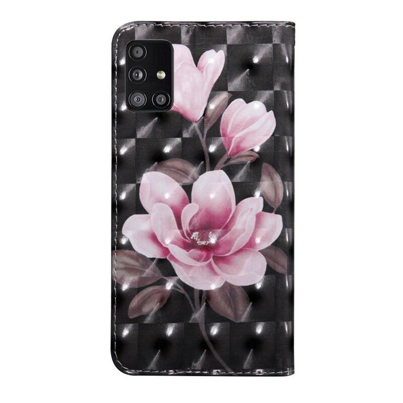 Flip Cover Samsung Galaxy A51 5G Blomstre Blomster