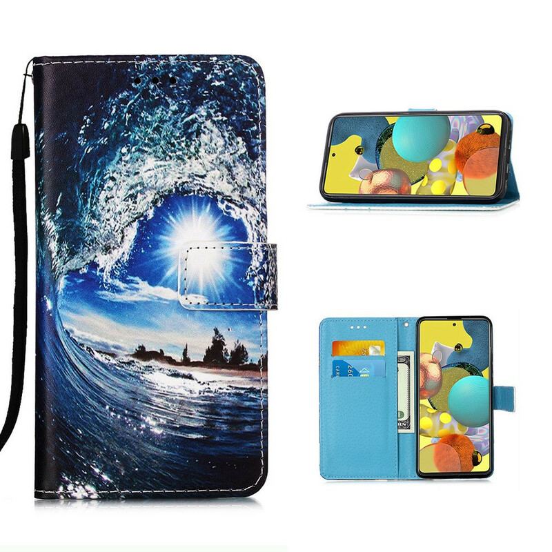 Flip Cover Samsung Galaxy A51 5G Elsker Bølgen