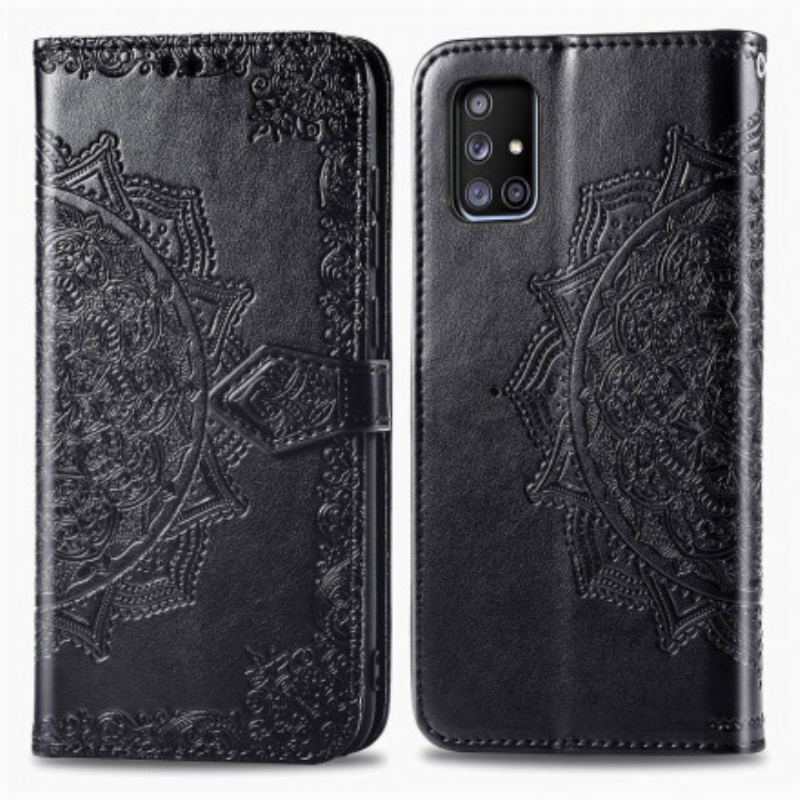 Læder Cover Samsung Galaxy A51 5G Mandala Middelalder