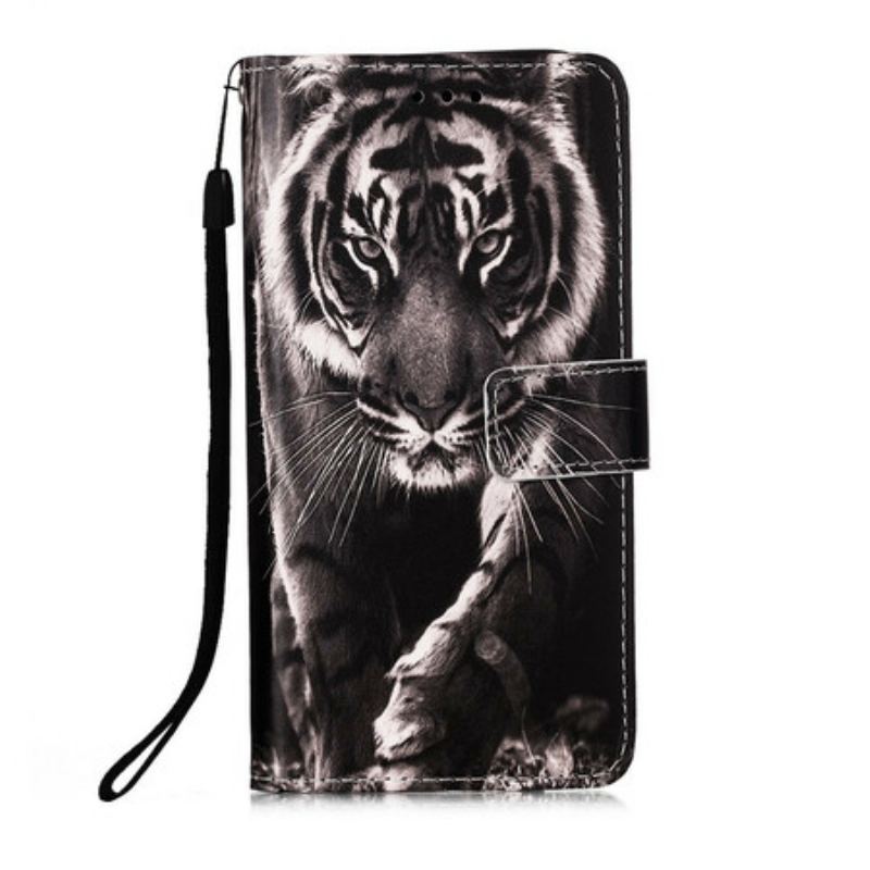 Læder Cover Samsung Galaxy A51 5G Nattiger