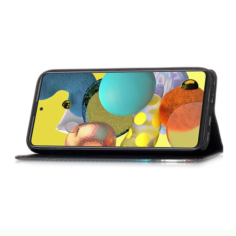 Læder Cover Samsung Galaxy A51 5G Nattiger