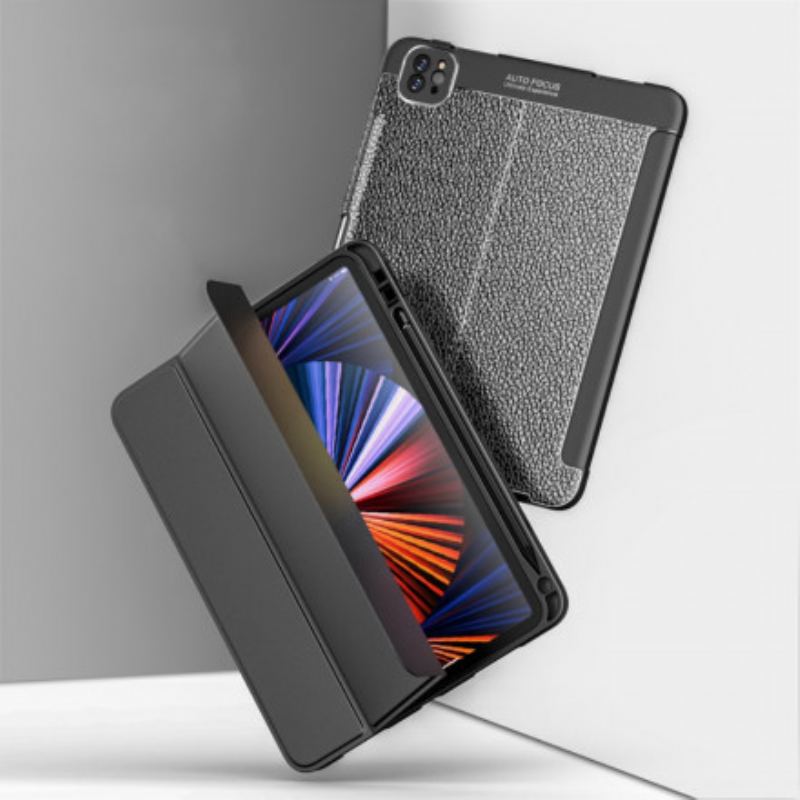 Cover iPad Pro 12.9" (2020) Litchi Imiteret Læder