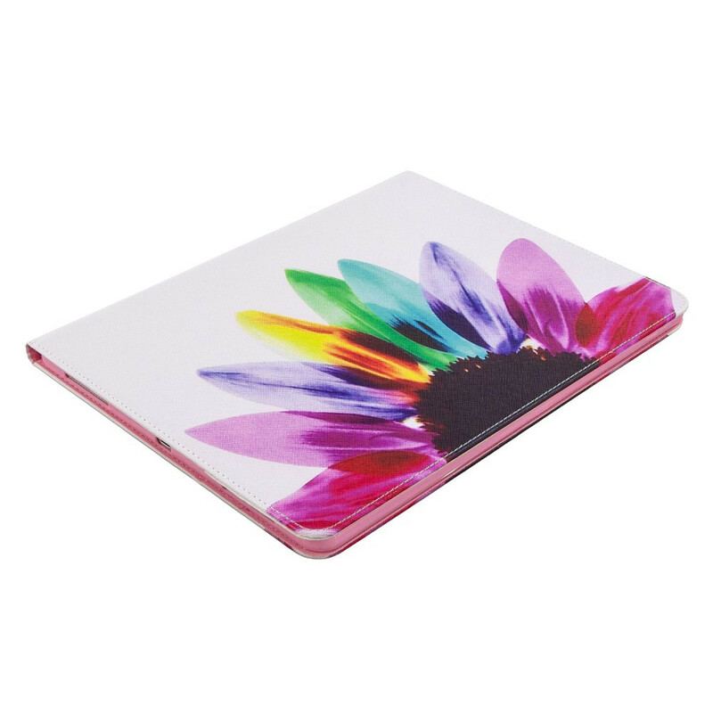 Læder Cover iPad Pro 12.9" (2020) Kronbladstrykmønster