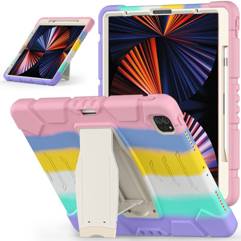 Mobilcover iPad Pro 12.9" (2020) Beskyttelsessæt Tredobbelt Beskyttelse Med Støttefarve