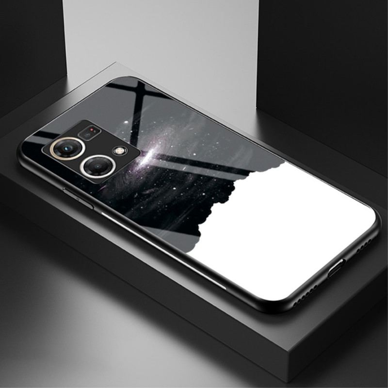 Cover Oppo Reno 7 Hærdet Glas Mønster