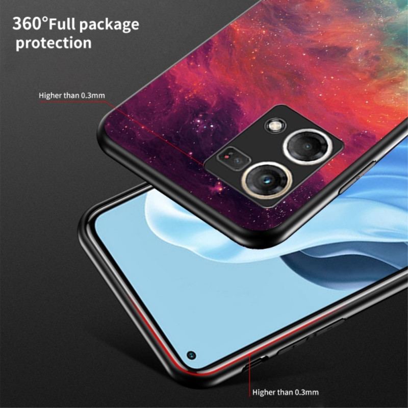 Cover Oppo Reno 7 Hærdet Glas Mønster