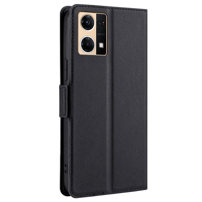 Flip Cover Oppo Reno 7 Finesse Dobbeltlås