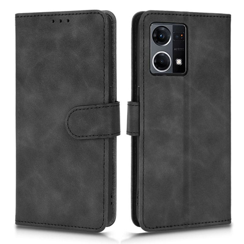 Flip Cover Oppo Reno 7 Med Snor Strappy Skin-touch