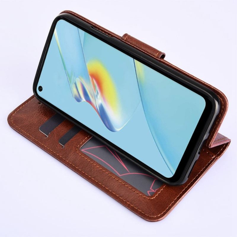 Flip Cover Oppo Reno 7 Vintage Kunstlæder