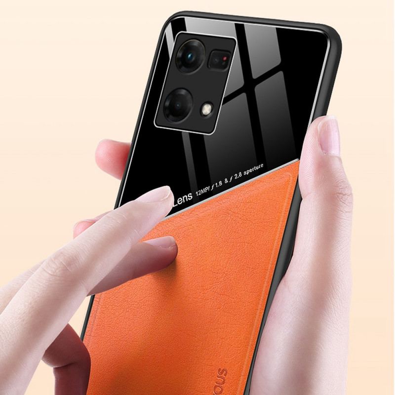 Mobilcover Oppo Reno 7 Premium Kunstlæder