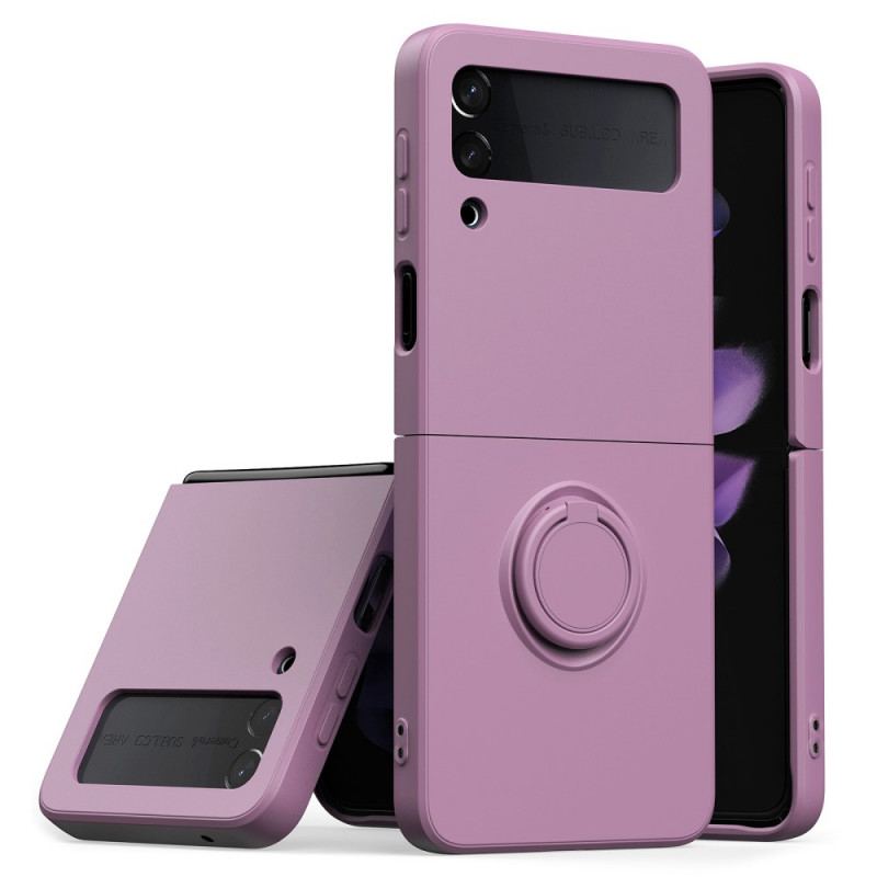 Cover Samsung Galaxy Z Flip 3 5G Flip Cover Par Med Ring-support