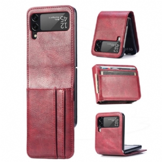 Cover Samsung Galaxy Z Flip 3 5G Punge Etui Flip Cover Stil Læder Pung