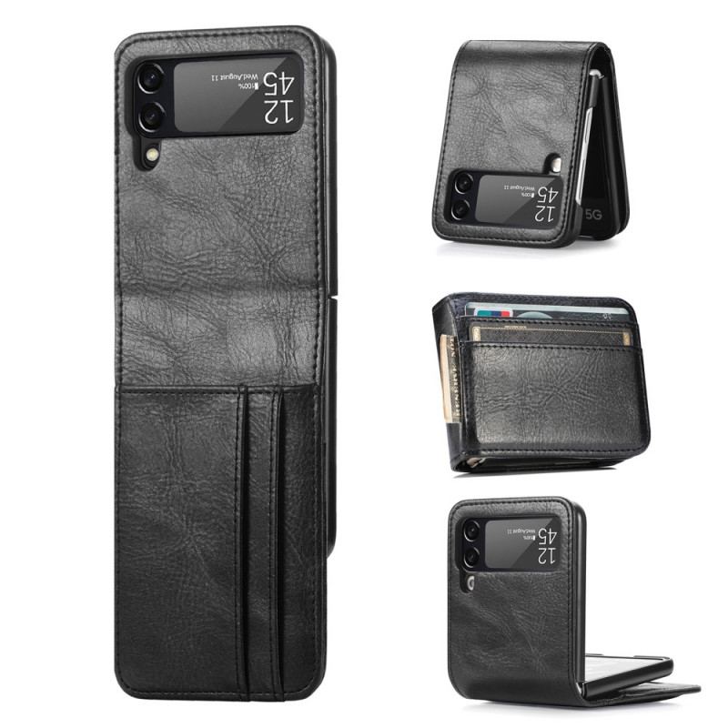 Cover Samsung Galaxy Z Flip 3 5G Punge Etui Flip Cover Stil Læder Pung