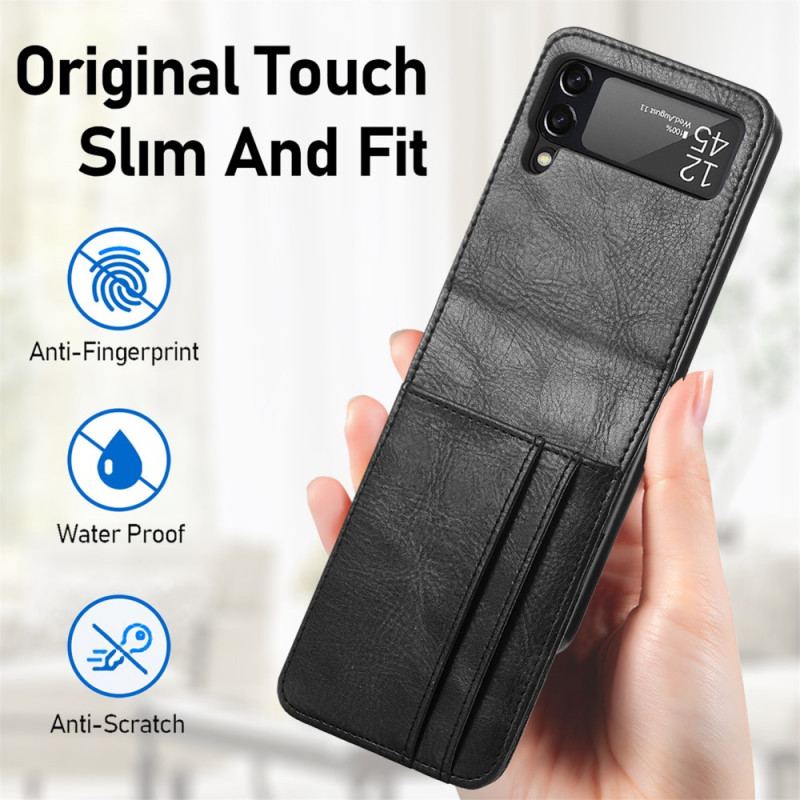 Cover Samsung Galaxy Z Flip 3 5G Punge Etui Flip Cover Stil Læder Pung