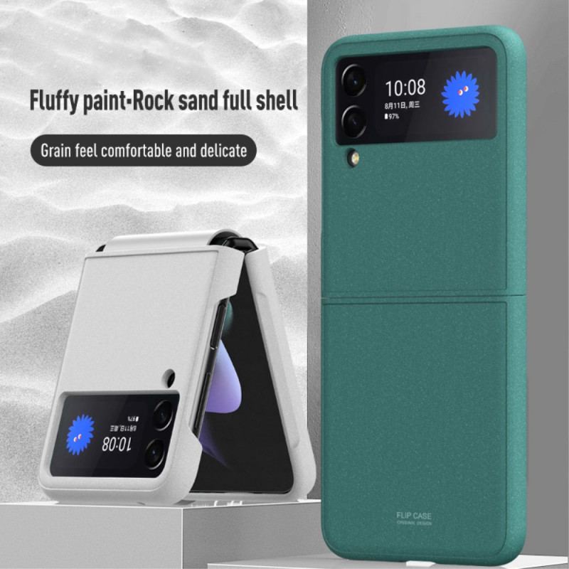 Cover Samsung Galaxy Z Flip 3 5G Flip Cover Sandblæsning Stil