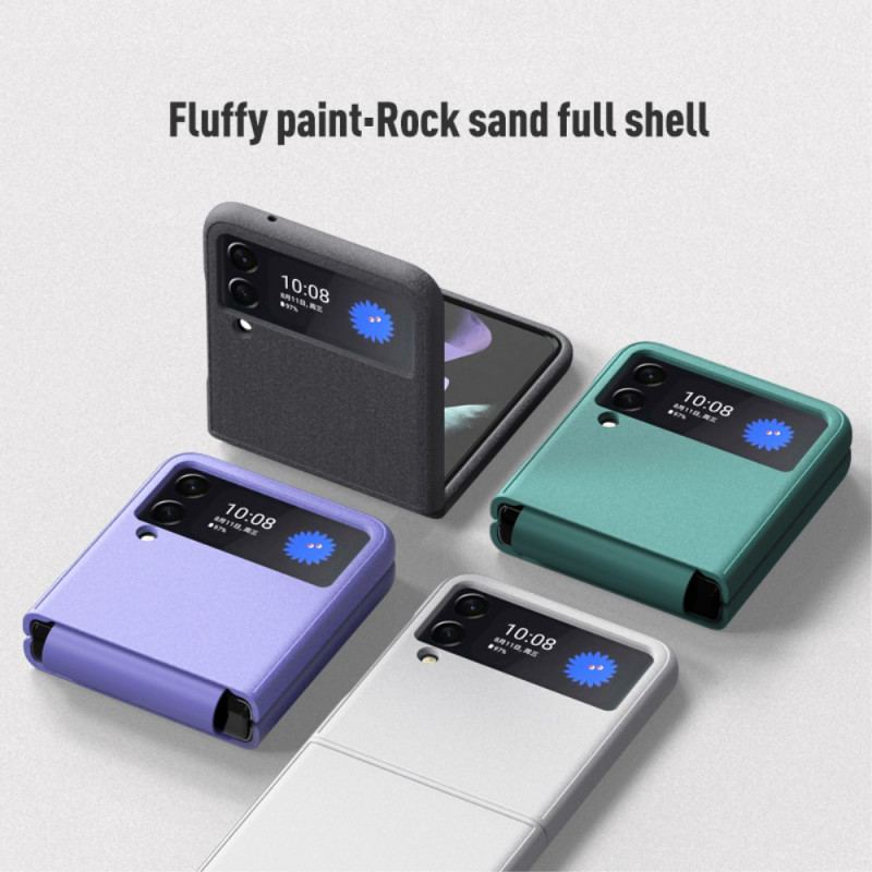 Cover Samsung Galaxy Z Flip 3 5G Flip Cover Sandblæsning Stil