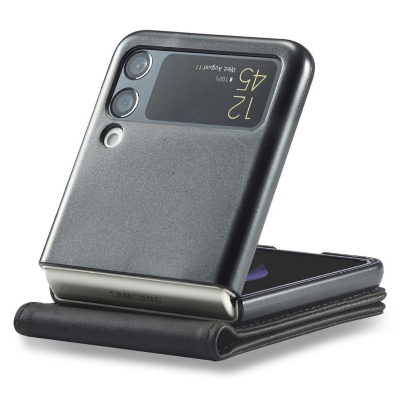 Etui Samsung Galaxy Z Flip 3 5G Flip Cover Kortholder Og Lås Lc.imeeke