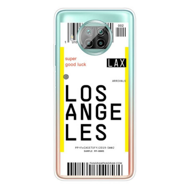 Cover Xiaomi Mi 10T Lite Boardingkort Til Los Angeles