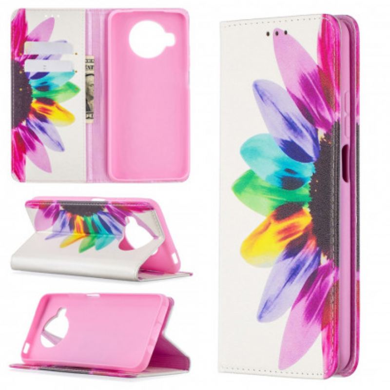 Cover Xiaomi Mi 10T Lite Flip Cover Akvarel Blomst