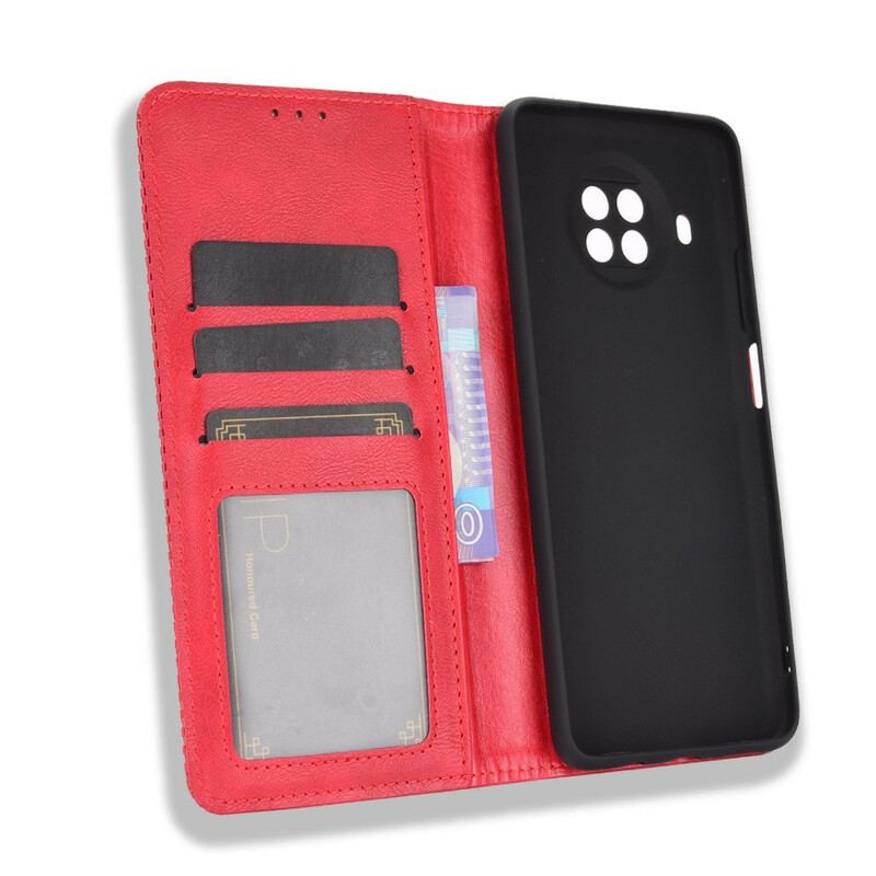 Cover Xiaomi Mi 10T Lite Flip Cover Vintage Effekt