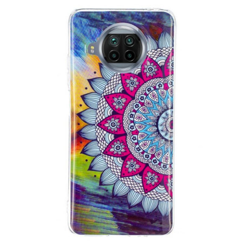 Cover Xiaomi Mi 10T Lite Fluorescerende Farverig Mandala