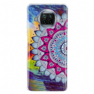 Cover Xiaomi Mi 10T Lite Fluorescerende Farverig Mandala