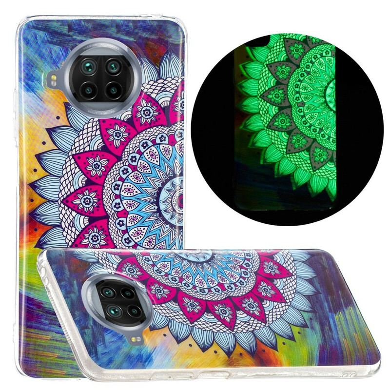 Cover Xiaomi Mi 10T Lite Fluorescerende Farverig Mandala