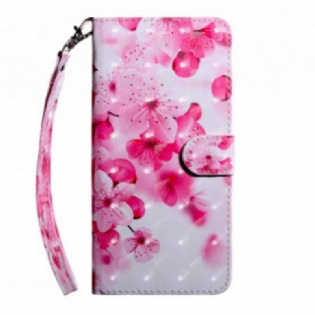 Flip Cover Xiaomi Mi 10T Lite Lyserøde Blomster