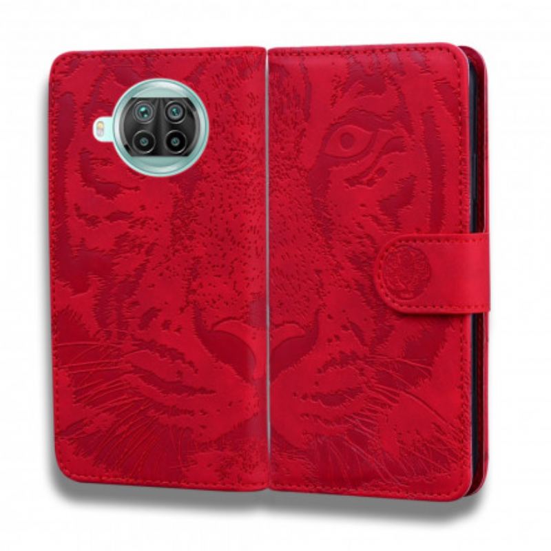 Flip Cover Xiaomi Mi 10T Lite Tiger Ansigt