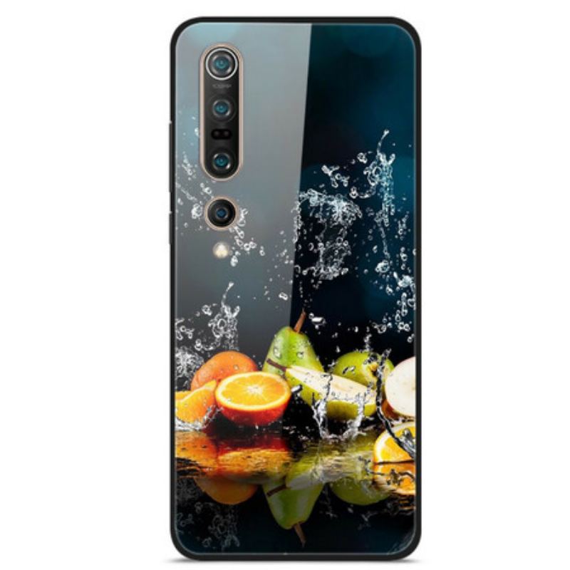 Cover Xiaomi Mi 10 / 10 Pro Citrus Splash Hærdet Glas