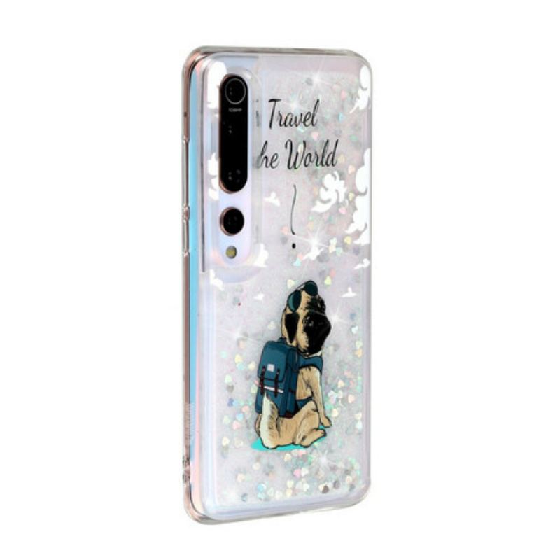 Cover Xiaomi Mi 10 / 10 Pro Glitter Hund