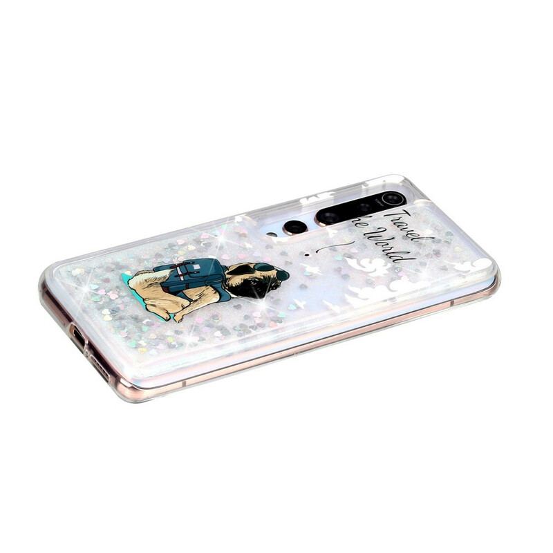 Cover Xiaomi Mi 10 / 10 Pro Glitter Hund