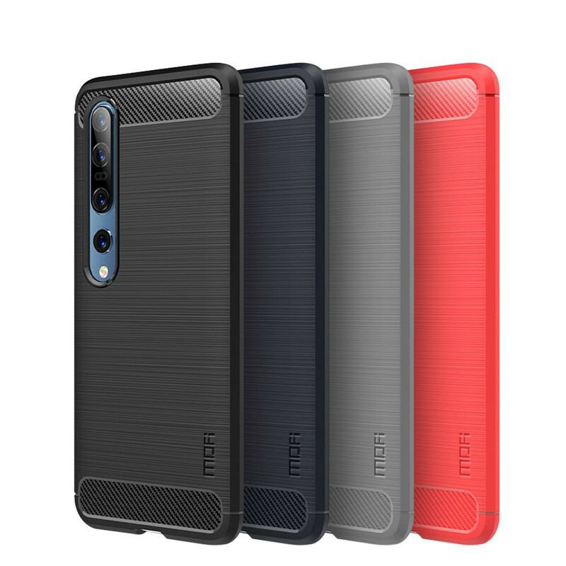 Cover Xiaomi Mi 10 / 10 Pro Mofi Børstet Kulfiber