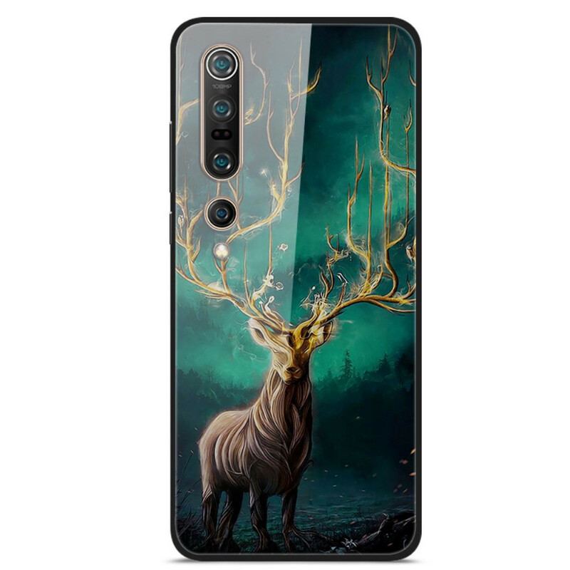 Mobilcover Xiaomi Mi 10 / 10 Pro Deer King Hærdet Glas